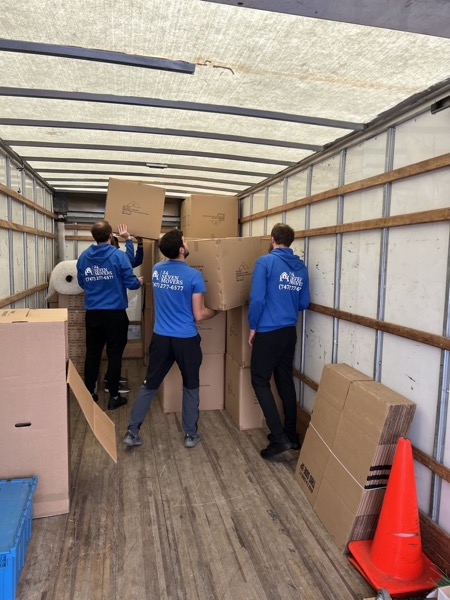 24Seven crew loading boxes